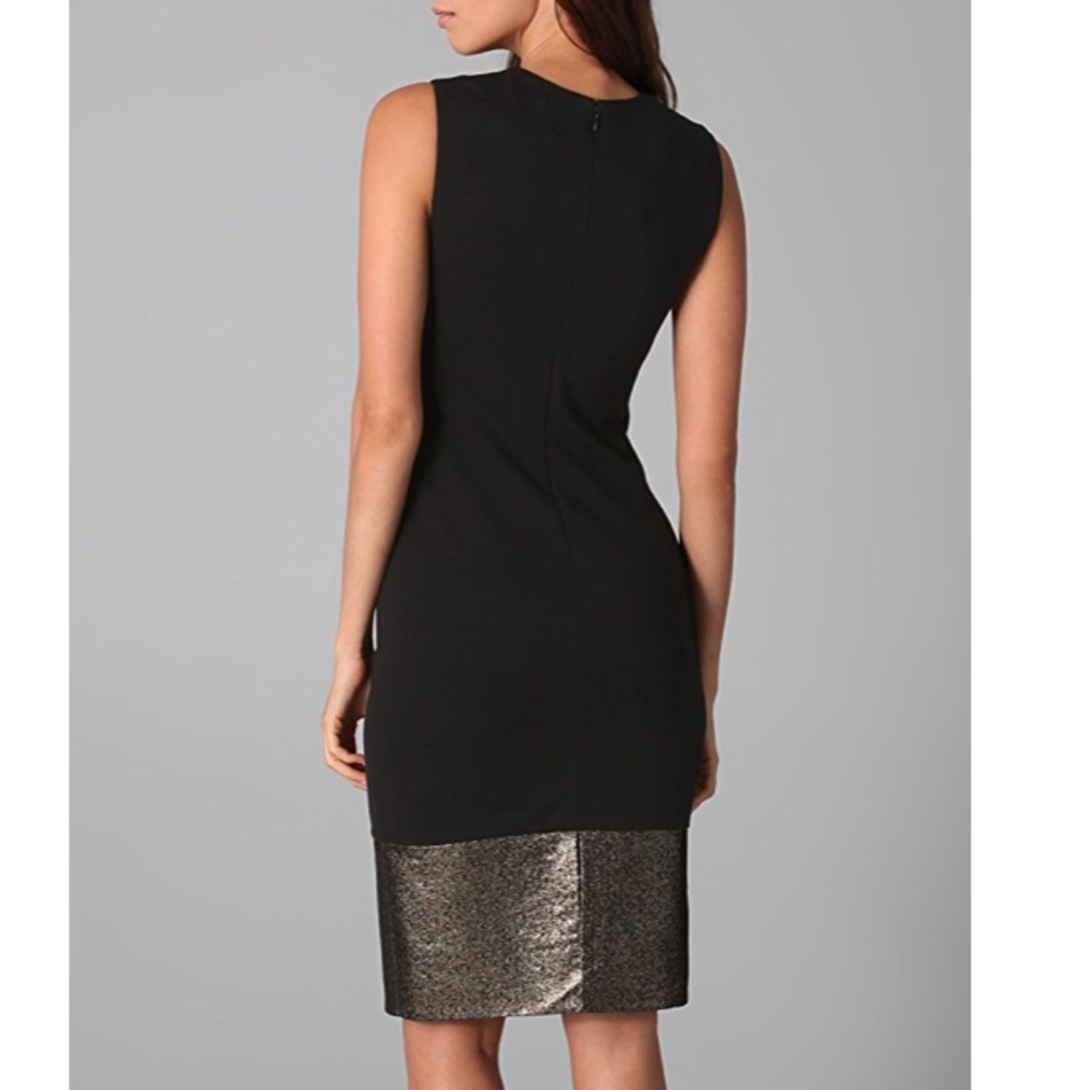 Diane von Furstenberg Blee Black and Gold Dress - Picture 2 of 8
